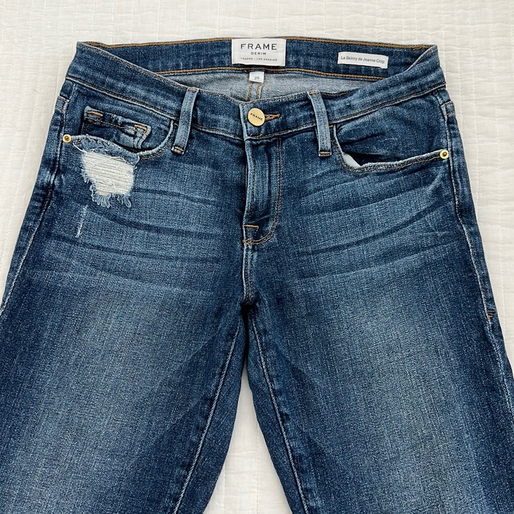 Frame Le Skinny de Jeanne Crop